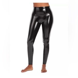 Spanx faux leather patent leggings